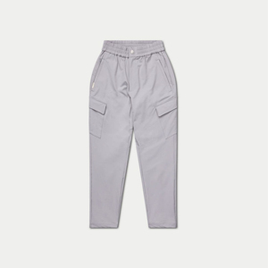 Pantalon de survêtement léger pour homme, taille élastique, plusieurs poches, style décontracté, gris, polyester respirant, pour le printemps - Product Image 1