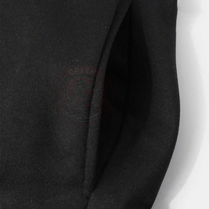 Sweat-shirt à capuche en coton épais pour homme, coupe oversize, épaules tombantes, avec doublure en polaire brossée, pour un style décontracté et urbain - Product Image 4