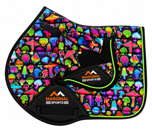 Tapis de selle équestre personnalisé avec logo, en polyester, pour le saut d'obstacles, avec doublure en polycoton, respirant et protecteur pour l'équitation - Product Image 4