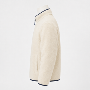 Men Polar Sherpa <b>Jacket</b> Featuring A Warm Fleece Feel Comfortable Fit And Versatile Style For Winter Walks Travel And Daily Wear - Product Image 4