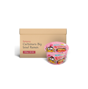 Ramen de Pollo Picante con Carbonara Samyangs, Tazón Grande de 105g, 36 Tazones por Paleta, Caja Lista para Venta al por Mayor para Cadenas de Supermercados - Product Image 5