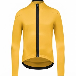 เสื้อจักรยานแขนยาวผู้ชาย สีขาวนวล ซิปเต็มตัว ทรงพอดีตัว สำหรับปั่นจักรยานเสือหมอบ เสื้อจักรยานกันหนาว เสื้อผ้ากีฬา - Product Image 4