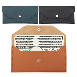 Portefeuille en cuir grande capacité, pochette longue portable, pochette à monnaie élégante, porte-cartes sécurisé pour espèces - Product Image 6