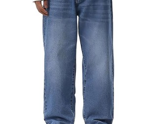 Wholesale Custom Vintage High Quality <b>Men</b> Denim Pants <b>Men</b> Loose Fit <b>Jeans</b> Straight Baggy <b>Jeans</b> Wide Leg <b>Jeans</b> <b>for</b> <b>Men</b> - Product Image 4