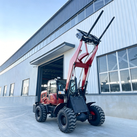 Chinesische Produkte Mini-Radlader Multifunktionaler Dieselmotor 1,5-Tonnen-Frontradlader