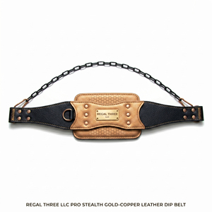 Weightlifting Training Leather Dip Belt Steel Chain Soft Strong Anti-Slip Dip Belts Genuine Leather Adjustable Workout Dip Belt - Product Image 6