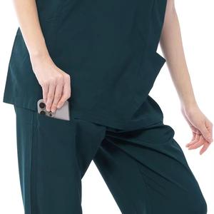 Cheap Scrub Uniform Nurse Beautician Workwear Scrubs <b>Set</b> Top Pant Nursing Uniforms Women Men <b>Doctor</b> Working Suits Women's <b>Sets</b> - Product Image 5