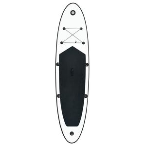 Ensemble de planche à pagaie gonflable noir et blanc avec accessoires - Product Image 3