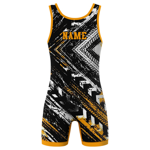 Vente en gros de maillots de lutte personnalisés pour hommes, tous en sublimation, design classique, uniforme de lutte pour hommes, vêtements de combat - Product Image 5