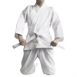 Uniforme de Karate Personalizado KyzoFire Industry, Kimono Blanco para BJJ, Traje de Entrenamiento de Artes Marciales, Kimono de Algodón Resistente para Grappling - Product Image 5