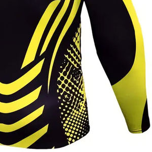 Rashguard MMA personnalisé sublimé à manches courtes, T-shirt de compression d'entraînement BJJ pour grappling, OEM - Product Image 6