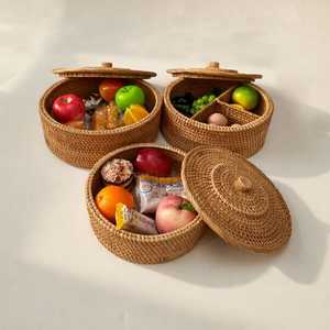 Bandeja de Ratán Más Vendida, Bandeja para Servir Té, Estilo Vintage Personalizado, Color para Comedor, Artículo de Regalo para Restaurante, Hotel y Hogar - Product Image 3