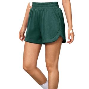 Short de sport personnalisé pour femmes Short de sport confortable à enfiler avec élastique taille haute Short de sport d'été décontracté avec poches 2026 - Product Image 3