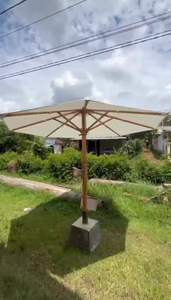 Sombrilla de Jardín de Alta Calidad con Protección UV, Sombrilla de Madera Moderna para Patio, Jardín, Hotel, Piscina, Playa, OFERTA - Product Image 6