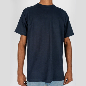 T-shirts personnalisés en gros, broderie et gaufrage sur coton pour hommes, marque privée, livraison rapide, approvisionnement en gros - Product Image 5