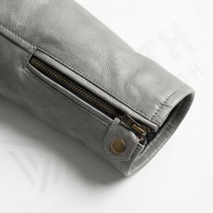 Veste de moto en cuir véritable pour homme de qualité supérieure, nouvelle arrivée, vestes de moto d'hiver, protections amovibles, personnalisables - Product Image 6