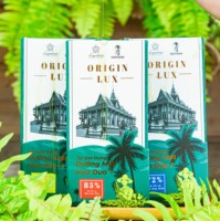 Barre de chocolat noir solide au nectar de noix de coco 85% cacao 80g pour des collations saines, vente en gros avec emballage personnalisé, boîte cadeau