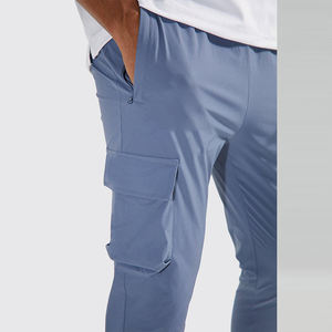 กางเกงจ็อกเกอร์ออกกำลังกายผู้ชายขายส่งยอดนิยม ดีไซน์กระเป๋าหลายช่อง ทรงเข้ารูป สวมใส่สบาย เหมาะสำหรับการฝึกซ้อม - Product Image 4