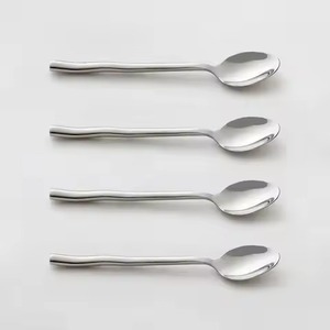 Classic Design Metal Coffee Tea Spoon, Stainless Steel Spoon, Sugar Spoon, Dessert Spoon, Kitchen Table - Product Image 3
