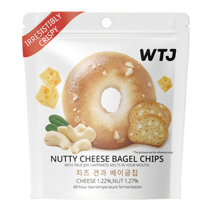 [Root Korea] WTJ Bagel chips HALAL, collation saine, faible en calories, croustillante, cuite au four, pain croustillant, nourriture coréenne, cadeau Corée - Product Image 4