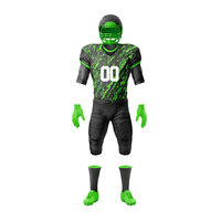 Uniformes de football américain sur mesure, qualité supérieure, 100 % polyester, pour équipes, vente en gros