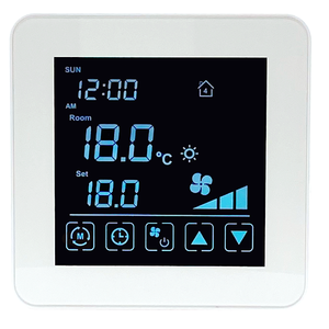 Termostato táctil inteligente para unidad de bobina de ventilador sistema HVAC termostato FCU TA642FC - Product Image 2