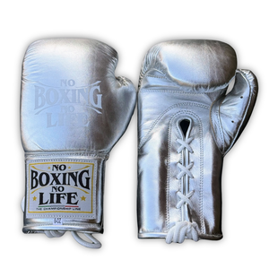 ถุงมือชกมวยแบบสั่งทำขายส่ง No Boxing No Life หนังวัวแท้ บุ 4 ชั้น ปิดแบบตีนตุ๊กแก สำหรับมืออาชีพ MMA - Product Image 4