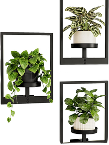 Support de Plante Mural et au Sol en Métal de Haute Qualité pour Décoration Intérieure/Extérieure, Jardinière Suspendue, MOQ 10 Pièces - Product Image 4