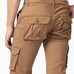 Shorts cargo décontractés pour hommes, 100 % coton, multi-poches, été, 6 poches, service OEM, vente chaude - Product Image 5