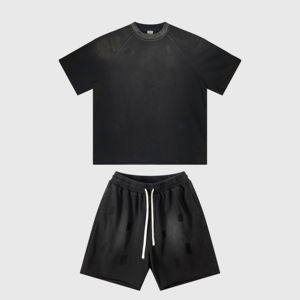 Summer Men's Two Piece Set Casual <b>T</b>-<b>Shirt</b> and Shorts Set Men's Sports Suit Fashion Short Sleeve - Product Image 2