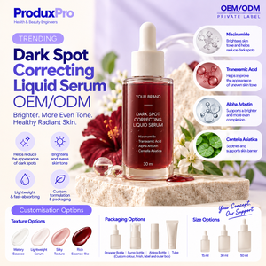 Suero Líquido Corrector de Manchas Oscuras de Tendencia OEM/ODM |   Cuidado de la Piel de Marca Privada - Product Image 1
