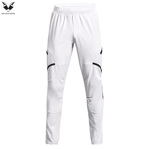 Pantalon tricoté pour homme, blanc et bleu, haute qualité, léger, possibilité d'imprimer votre propre logo personnalisé, pantalon de sport - Product Image 2