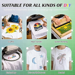 เสื้อยืดโอเวอร์ไซส์ถักลายพิมพ์แบบรีดร้อนสั่งทำพิเศษ ผ้าคอตตอนผสมโพลีเอสเตอร์ สำหรับทุกเพศ ขายส่ง เสื้อยืดลายกราฟิก สตรีทแวร์ แบรนด์ส่วนตัว - Product Image 5