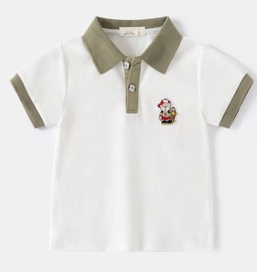 Vêtements d'été pour enfants, polos pour garçons, séchage rapide, anti-rétrécissement, anti-boulochage, décontractés, manches courtes, poche avant, tricotés - Product Image 5