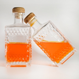 Chai Vuông Thủy Tinh Whisky Khắc Khắc Chất Lượng Cao Sang Trọng - Product Image 3