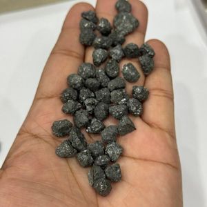 Pierres brutes de diamant noir naturel 5-10 carats, non taillées, origine africaine, non traitées, bonne qualité, pierres précieuses en vrac, fournitures en gros - Product Image 5