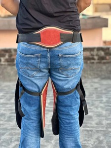 Chaps de fermeur en cuir croûte premium, réglables, protections de jambes pour le sablage de sabots, tablier de sécurité pour fermeurs - Product Image 3