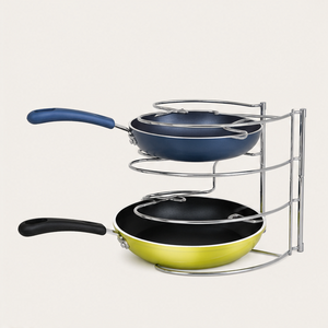 5-Tier Pot and Pan Organizer <b>Rack</b> for <b>Kitchen</b> Cabinet <b>Storage</b> Frying Pan Holder Space-Saving Cookware Stand for Pantry - Product Image 3