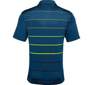 Impresión de alta calidad Logotipo personalizado Color sólido Polo en blanco Camiseta de golf para hombre 220 GSM 100% poliéster Polo para hombre - Product Image 2