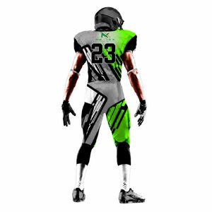 Conjunto de Uniforme de Fútbol Geométrico Neón Personalizado para Hombre, Jersey Sublimado, Pantalones Acolchados, Ropa Deportiva de Equipo, Kit de Equipamiento para Juegos, Ventas OEM - Product Image 4