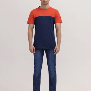 T-shirt en coton surdimensionné de haute qualité pour hommes, col rond, imprimé sur mesure, couleur unie, streetwear, vente en gros - Product Image 6