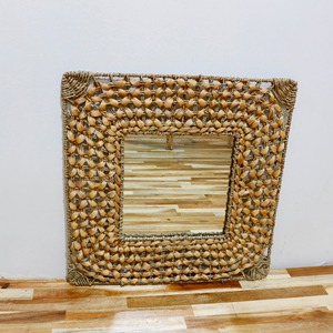 Handcrafted <b>Vintage</b> Artex Dong Thap <b>Mirror</b> with Ornate <b>Gold</b> Frame Classic Home Decor Framed <b>Mirror</b> - Product Image 2