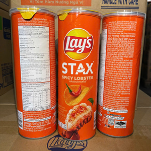 Best Selling Lay's Stax Spicy Lobster Flavored <b>Potato</b> Chips Halal 150g Crispy <b>Potato</b> Snack Competitive Price Wholesale Export - Product Image 3