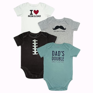 OEM /ODM wholesale romper substantial eco friendly baby knitted romper baby onesie custom printing bamboo organic cotton romper - Product Image 4