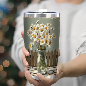 20oz Stainless Steel Tumbler Double Wall <b>Insulated</b> Heat Cold Retention Portable Outdoor Drink <b>Cup</b> - Product Image 3