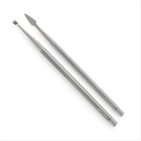 Lime à ongles incarnés professionnelle en acier inoxydable de qualité supérieure, double extrémité, instrument de beauté durable, outil de nettoyage des doigts