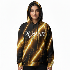 เสื้อฮู้ดดี้โอเวอร์ไซส์สไตล์คนเมือง พิมพ์ลายแบบซับลิเมชั่นคุณภาพสูง สำหรับใส่ลำลองในชีวิตประจำวัน - Product Image 1