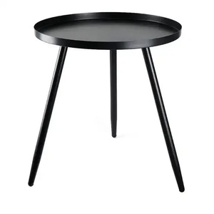 Mesa de Centro de Aluminio Fundido con Tres Niveles de Estantes, Diseño Contemporáneo, Mueble Decorativo para Sala de Estar - Product Image 4
