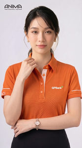 Camiseta de algodón para mujer ANIMA GP Bank, informal, transpirable, de manga corta - Product Image 4