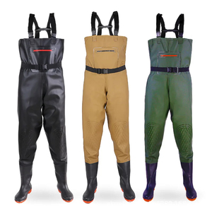 Vadeadores de Neopreno Impermeables para Hombre con Botas, Color Sólido, para Caza al Aire Libre, Temporada de Primavera, Talla Adulto - Product Image 1